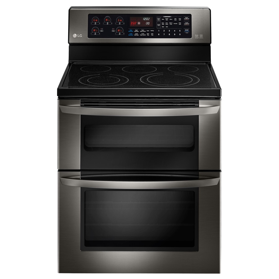 LG 30in Smooth Surface 5Element 4.4cu ft/2.3cu ft Double Oven