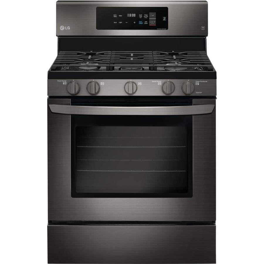 LG Easy Clean 5Burner 5.4cu ft SelfCleaning Convection Freestanding