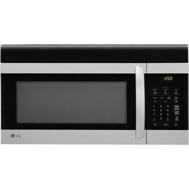 Over The Range Microwaves At Lowes Lg Easyclean 1 7 Cu Ft Over The Range Microwave Stainless Steel
