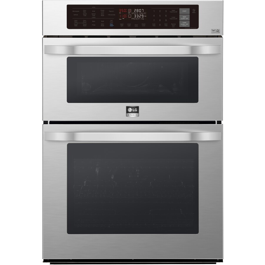 LG Studio Studio Selfcleaning Convection Double Electric Wall Oven (Stainless Steel)