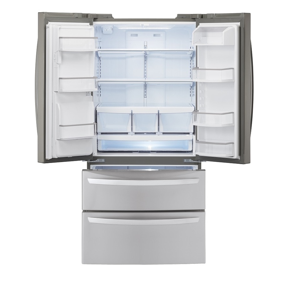 LG 24.7-cu ft 4-Door French Door Refrigerator with Ice Maker