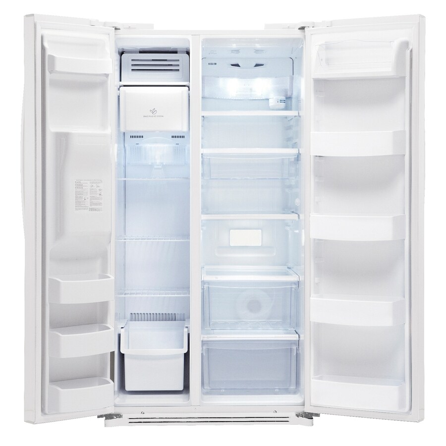 LG 26.5-cu ft Counter-depth Side-by-Side Refrigerator with Ice Maker ...