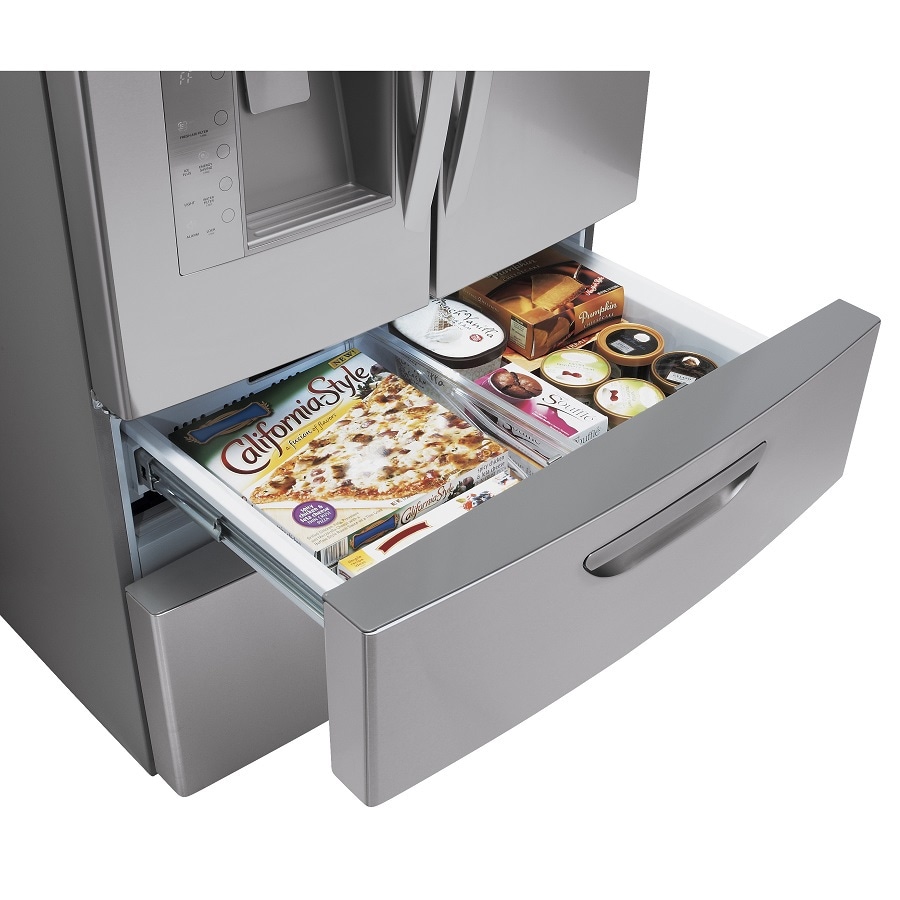 LG 30.5-cu ft 4-Door French Door Refrigerator with Ice Maker