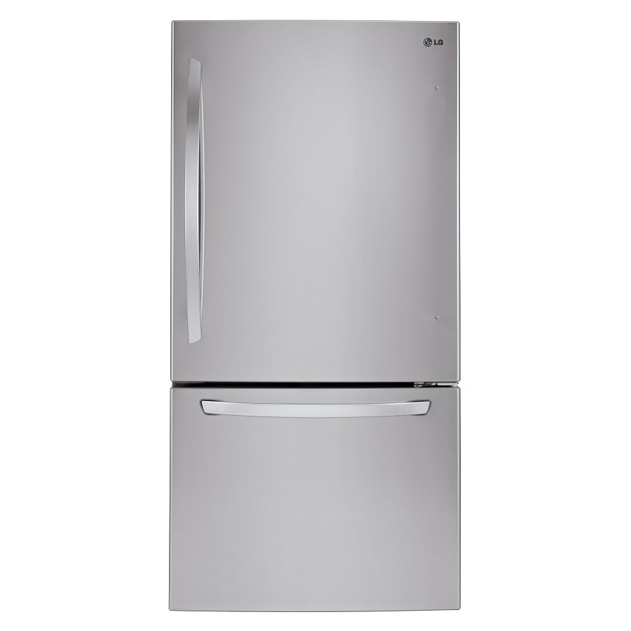 Shop LG 23.8-cu ft Bottom-Freezer Refrigerator with Single Ice Maker ...