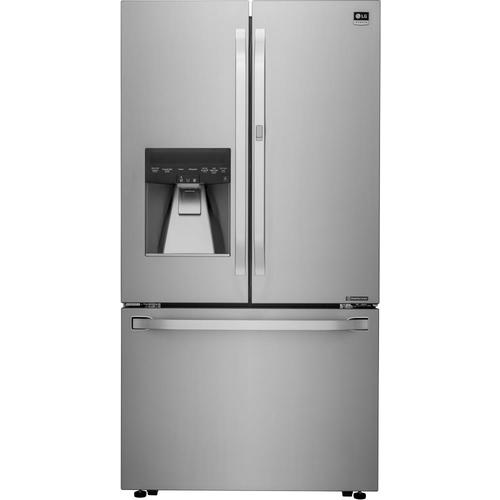 LG Studio 23.5-cu ft 3-Door Counter-Depth French Door Refrigerator ...