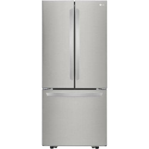 LG 21.8cu ft French Door Refrigerator with Ice Maker (Stainless Steel