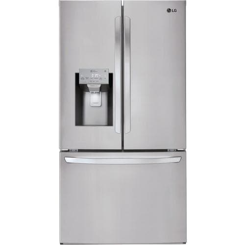 LG Smart Wi-Fi Enabled 26.2-cu ft French Door Refrigerator with Dual ...