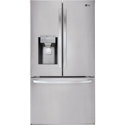 Lg Smart Wi Fi Enabled 22 1 Cu Ft Counter Depth French Door