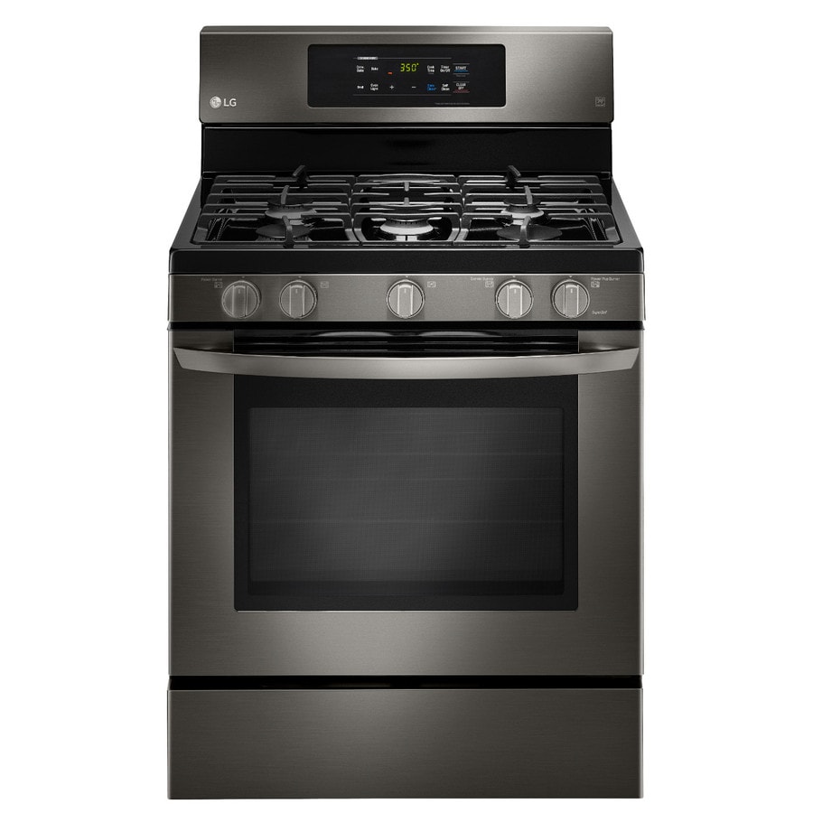 Shop LG 5Burner Freestanding 5.4cu ft SelfCleaning Convection Gas