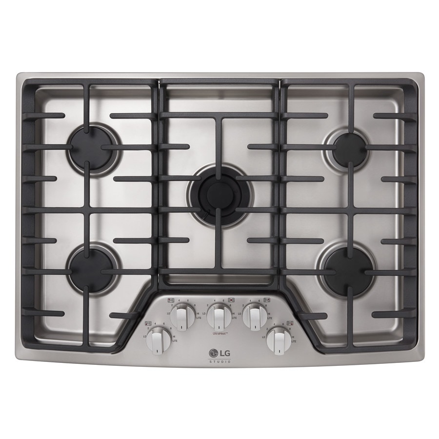 Lg Studio 30 In 5 Burner Stainless Steel Gas Cooktop Common 30