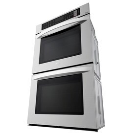 LG EasyClean Self-Cleaning Convection Double Electric Wall Oven
