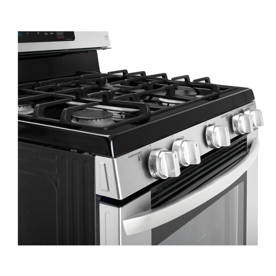 LG EasyClean 5Burner 5.4cu ft True Convection Freestanding Gas Range