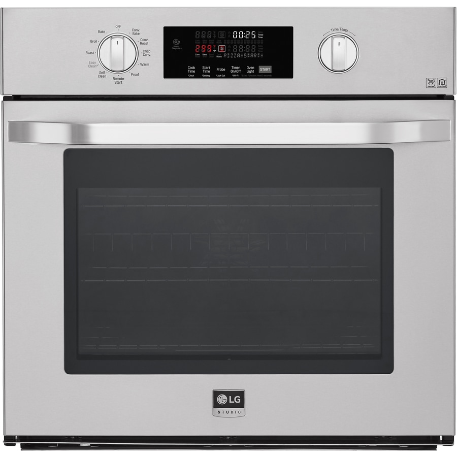 LG Easy Clean Selfcleaning Convection Single Electric Wall Oven