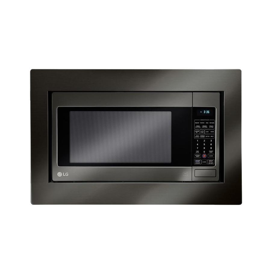 LG Countertop Microwave Trim Kit (Black Stainless Steel) at