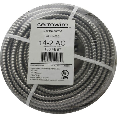 Cerro Wire 100' 14Gauge Solid Aluminum Wire at