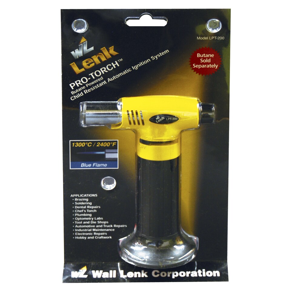 Wall Lenk LPT-200 ProTorch Auto-Ignition Butane Torch
