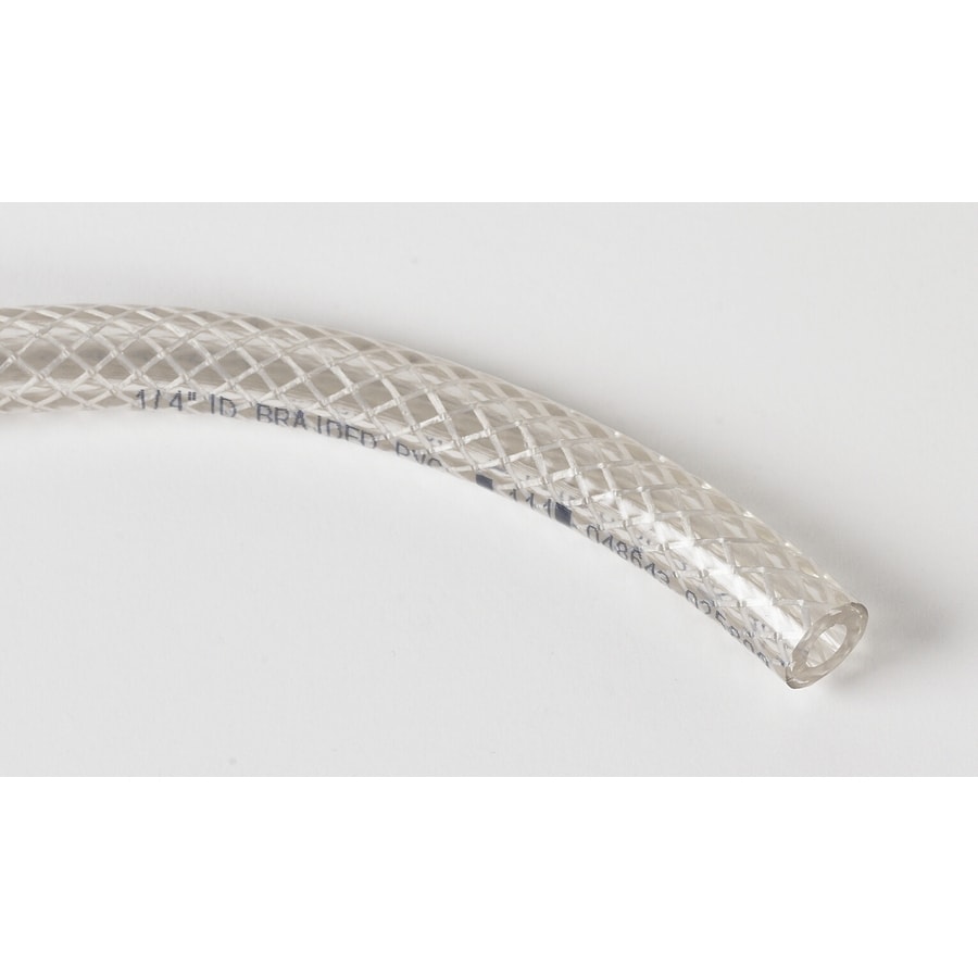Watts 1/2in x 1ft Reinforced PVC Reinforced Braided Vinyl Tubing at