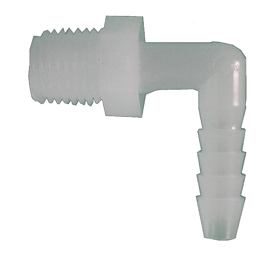 Watts 1/2in x 3/4in Barbed Barb x MIP Elbow Elbow Fitting at