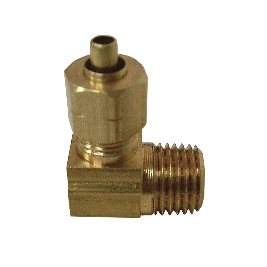 Watts 1/4in x 1/4in dia Compression x MIP Elbow Compression Fitting