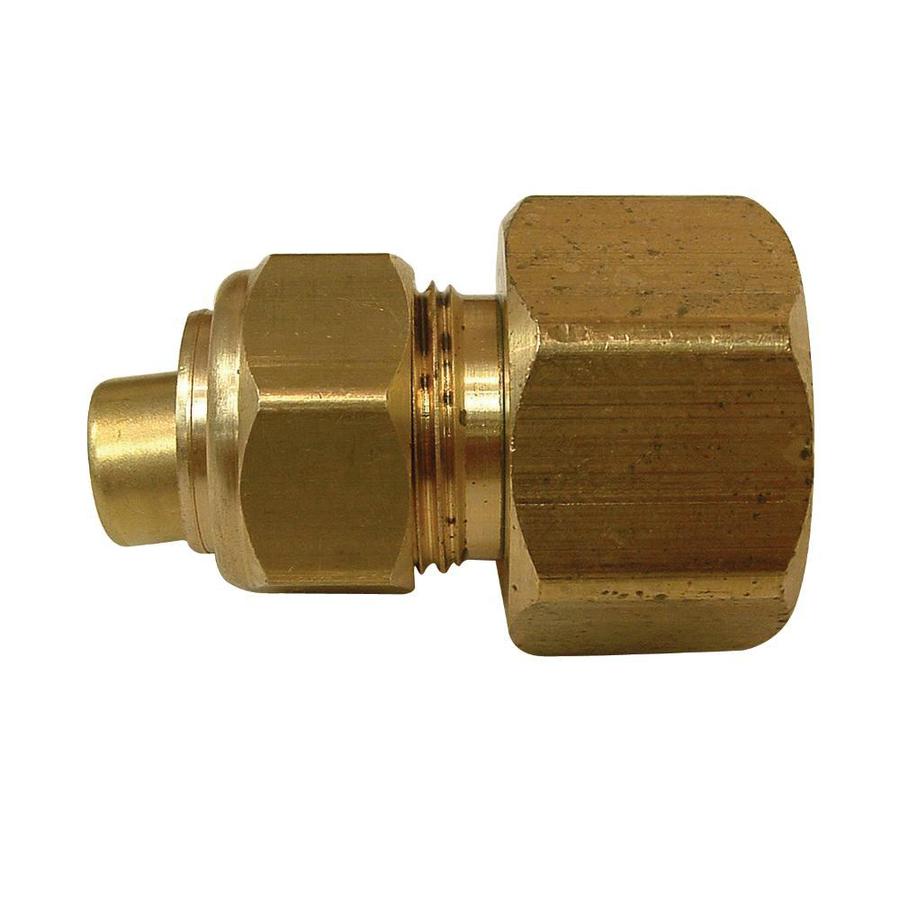 Watts 5/8in x 1/2in Compression Fitting in the Brass Fittings