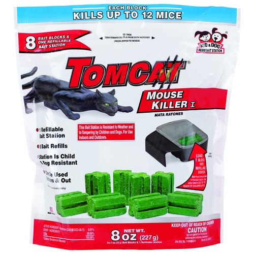 TOMCAT Mouse Killer I 1-oz Mouse Bait Station in the ...