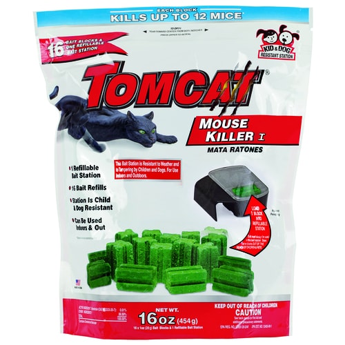 TOMCAT Mouse Killer I 1-oz Mouse Bait 1-oz Ready To Use Kill Animal and