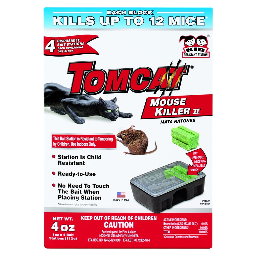 TOMCAT Mouse Killer II 4-oz Mouse Bait Station at Lowes.com