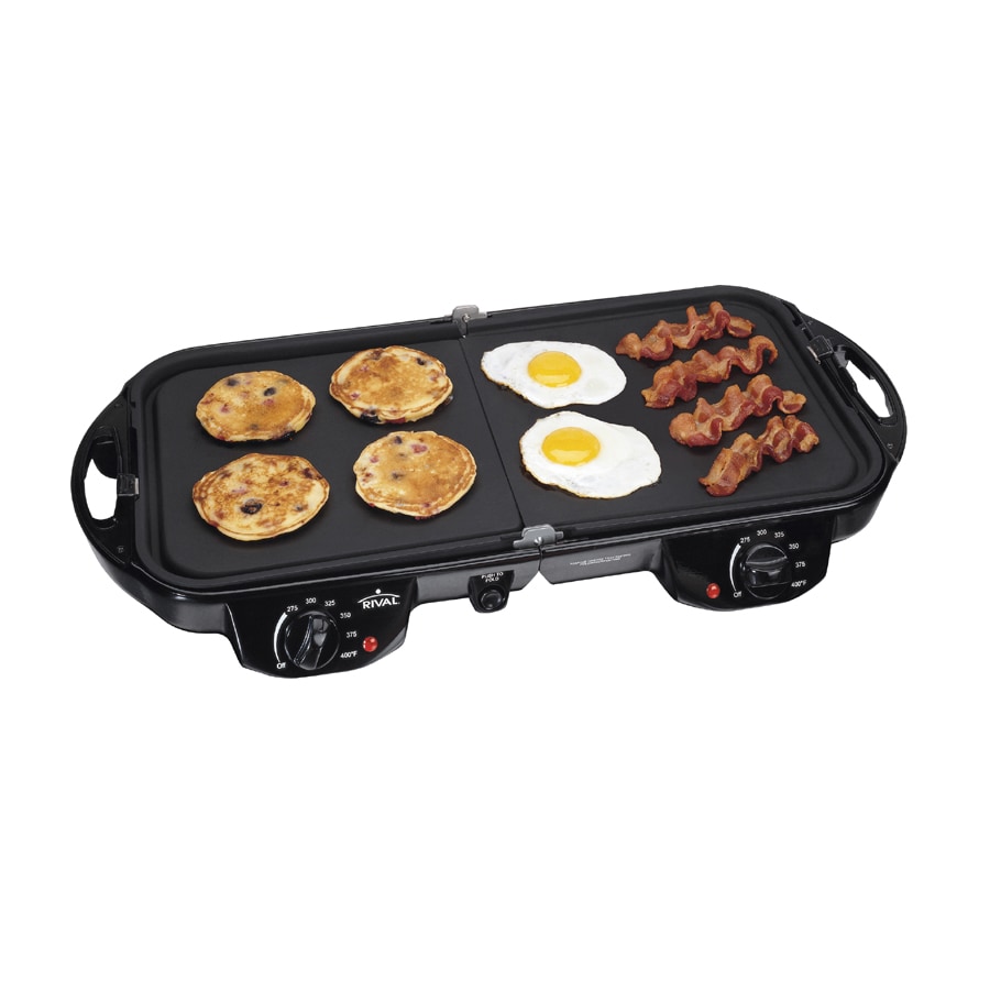 Rival® GRF400 Non-Stick Fold n' Store Electric Griddle