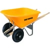 true temper 8 cu ft poly wheelbarrow rp8m10