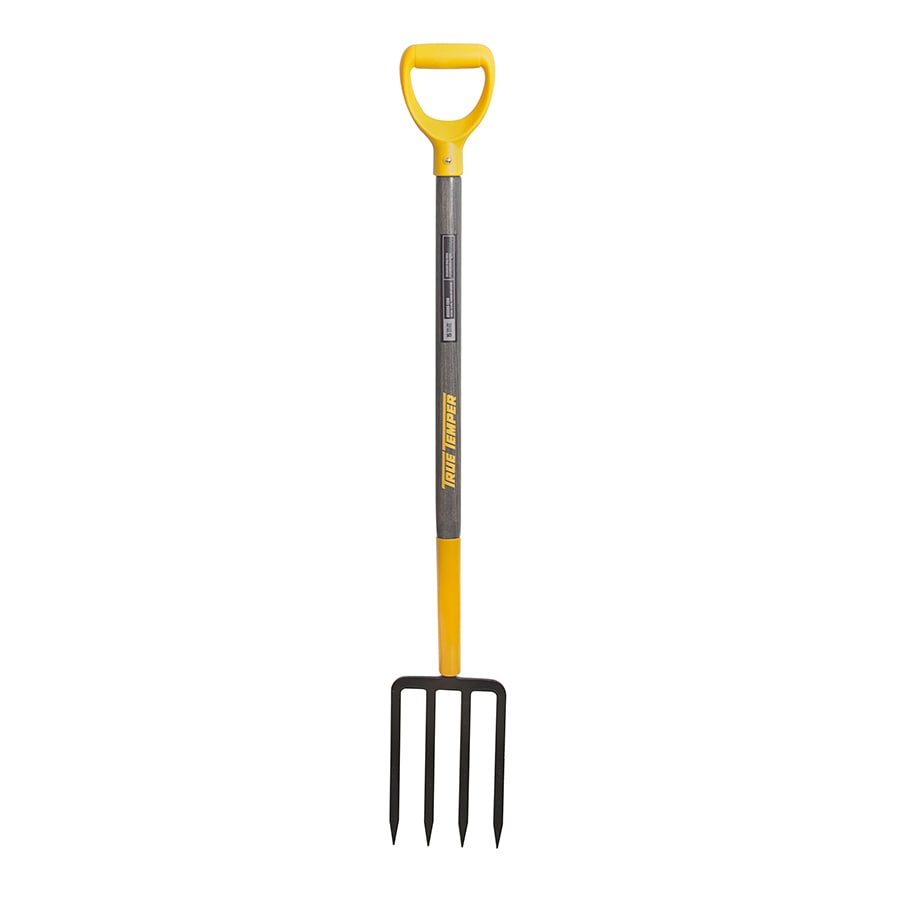 True Temper 30 In L Wood Handle Forged Spading Fork At Lowes Com