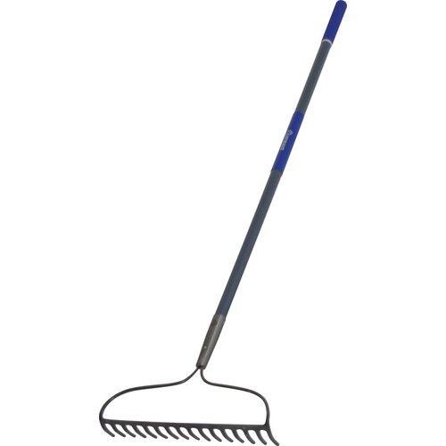 Kobalt 55.25-in L Fiberglass-Handle Forged Steel Garden Rake at Lowes.com