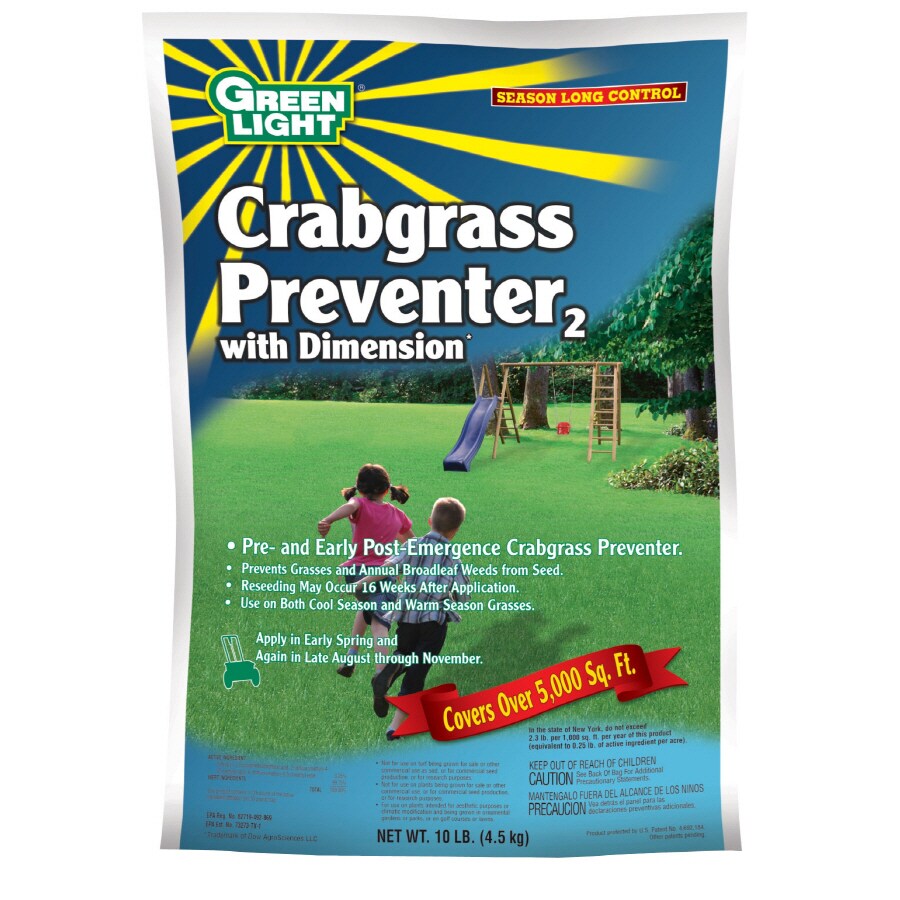 Green Light Crabgrass Preventer with Dimension at