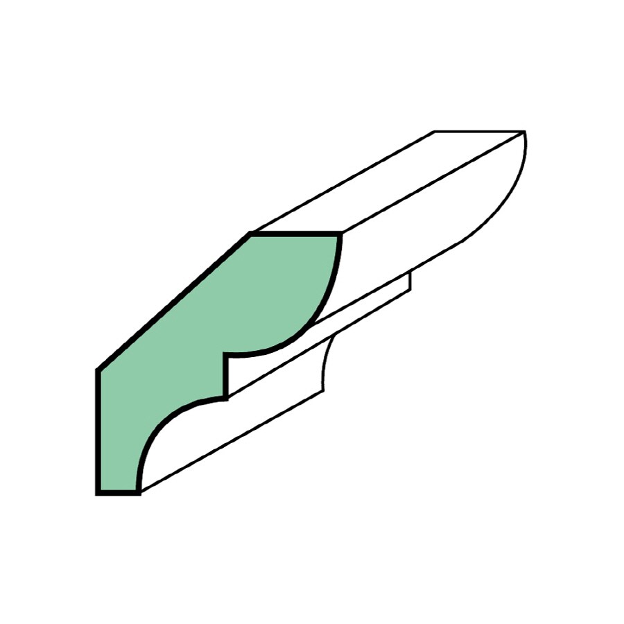 1.75in x 12ft Pine Bed Moulding at