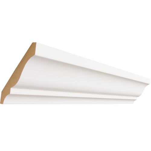 3 5 8 In X 8 Ft Primed Mdf Crown Moulding In The Crown Moulding Department At Lowes Com