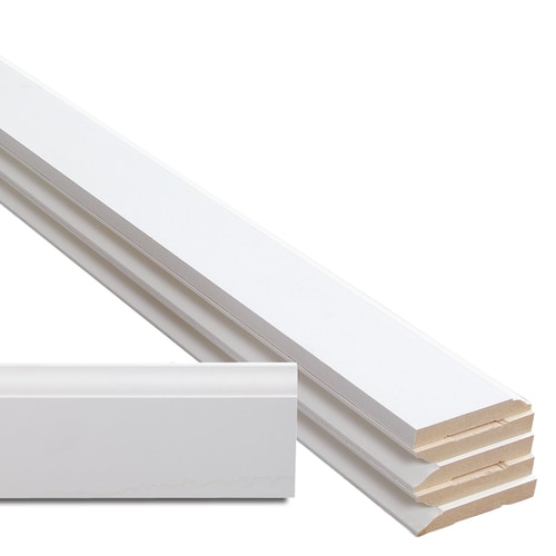 3-1/4-in X 16-ft Primed MDF Baseboard Moulding In The Baseboard ...