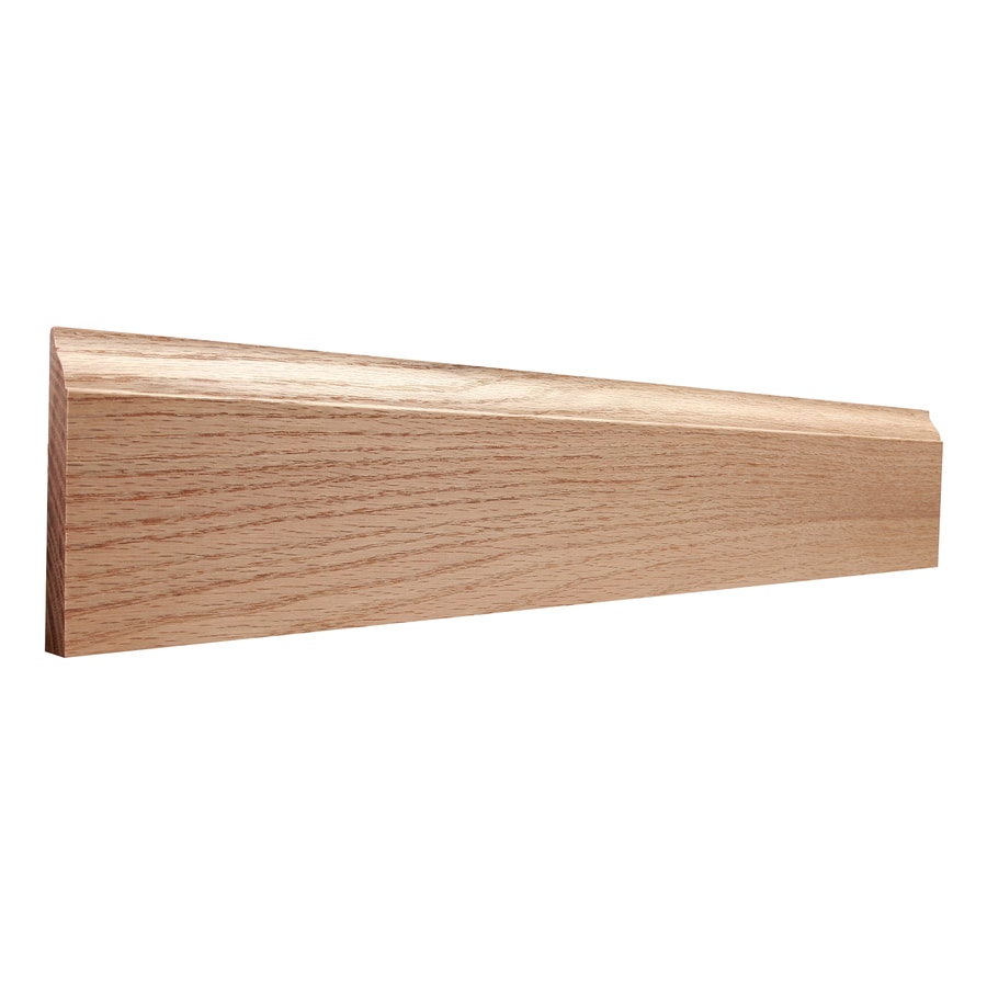 3-1/4-in x 8-ft Oak Unfinished Baseboard Moulding (Actual: 3.25-in x 8-ft)