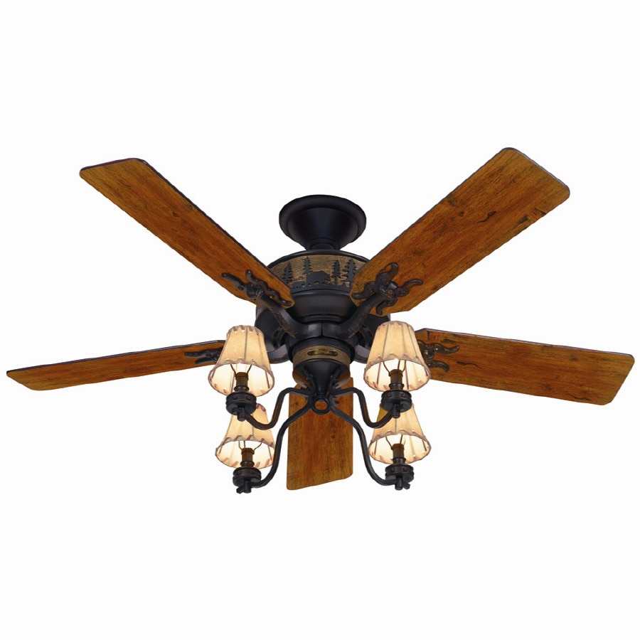 Shop Hunter 52-in Multi-Position Indoor Ceiling Fan with ...