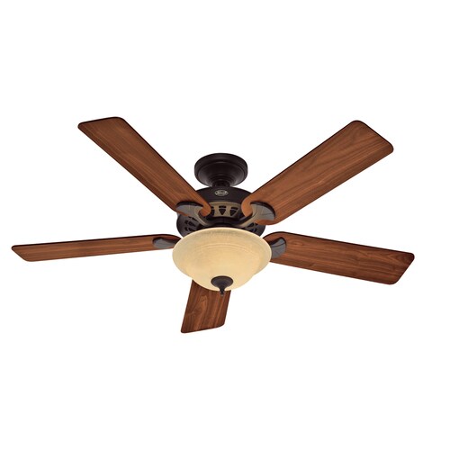 Ceiling Fan Aero Satin Nickel 52 inch with Light and Remote Control Blade Colour Maple