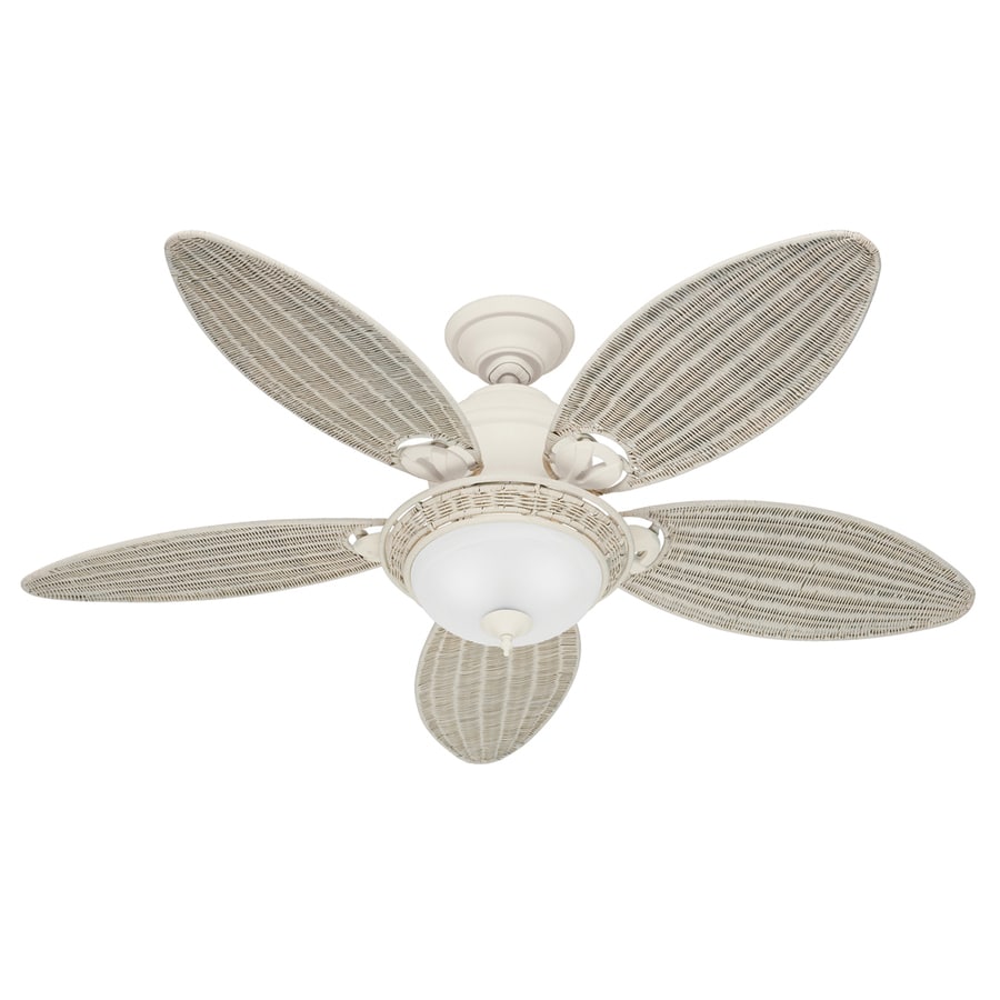 Hunter 21648 Caribbean Breeze 54-in Ceiling Fan with Light Kit (5-Blade)