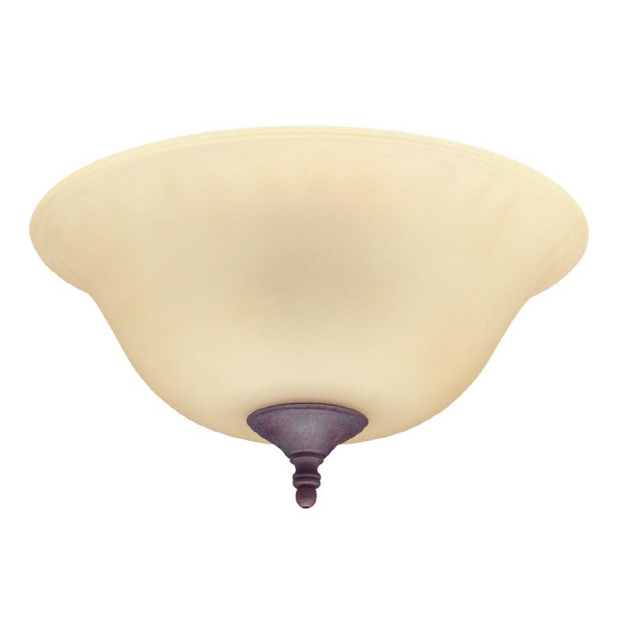 Hunter 22323 12" Amber Glass Bowl Light