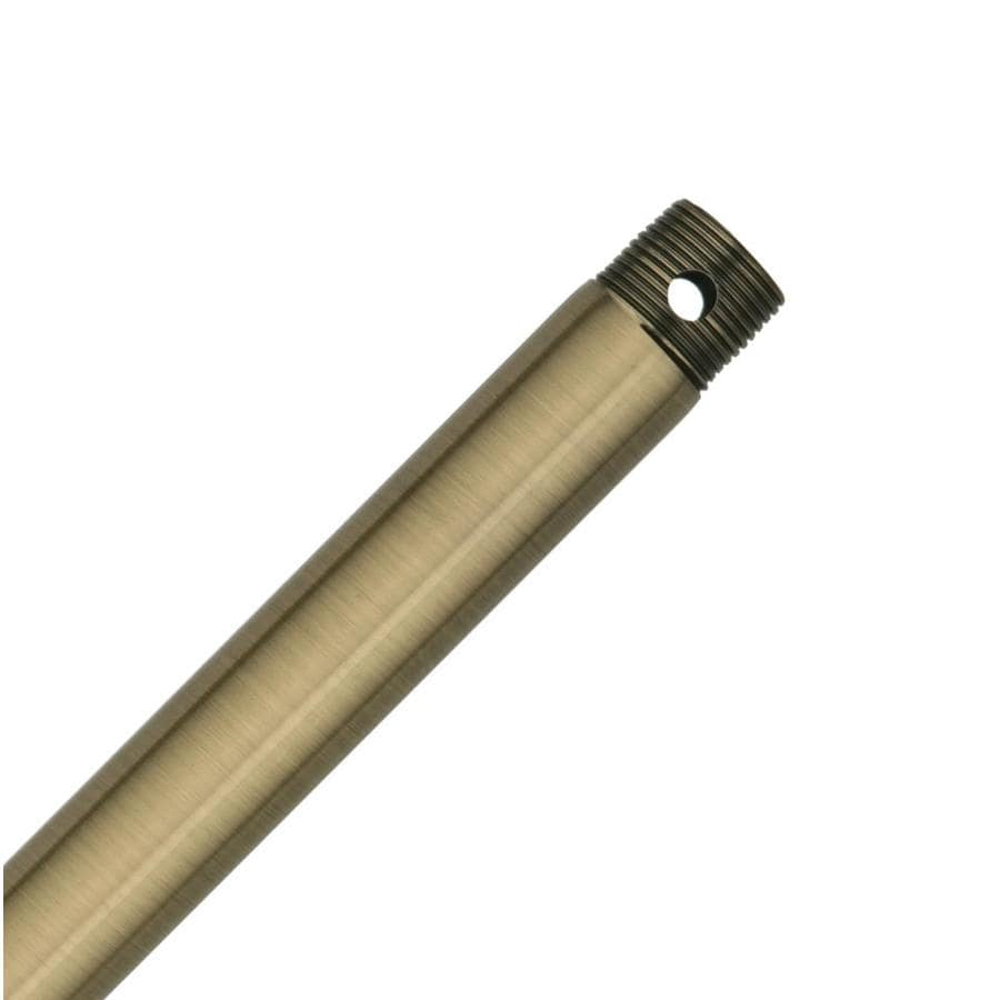 Hunter 18 In Antique Brass Steel Indoor Ceiling Fan Downrod At