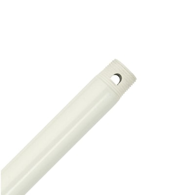 Hunter 12 In White Steel Indoor Ceiling Fan Downrod At Lowes Com
