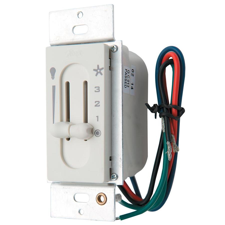 Hunter Slide Combination Dimmer and Fan Control at Lowes.com decor rocker light switch wiring diagram 