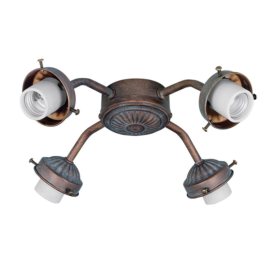 Hunter 28136 4-Light Weathered Brick Ceiling Fan Light Kit