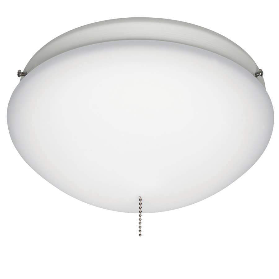 Hunter 28388 2-Light White Ceiling Fan Light Kit with Opal Glass or Shade
