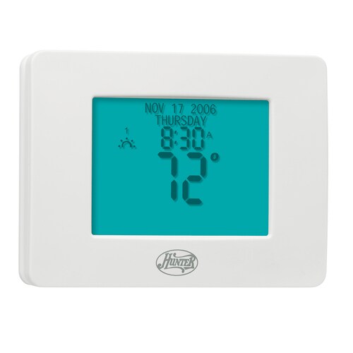 Hunter 7-Day Touch Screen Programmable Thermostat at Lowes.com