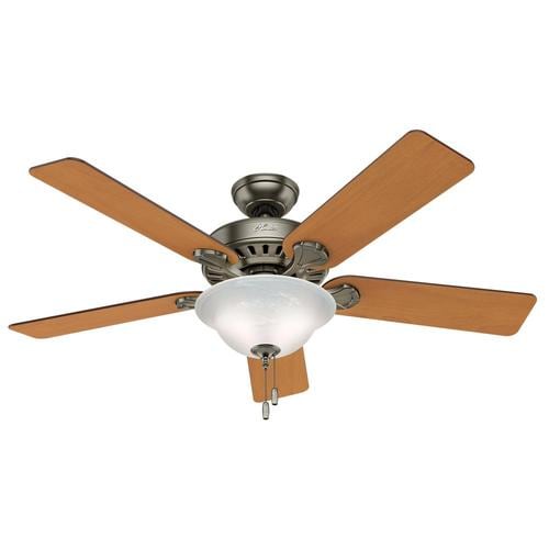 Large Room 52 In Indoor Ceiling Fan With Light Kit 5 Blade