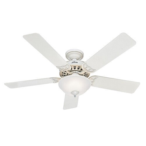 The Sonora 52 In French Vanilla Indoor Downrod Or Close Mount Ceiling Fan With Light Kit Energy Star