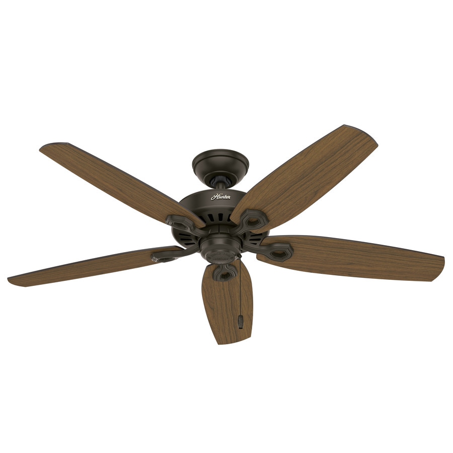 Hunter Builder Elite Damp 52 In Satin Bronze Indoor Outdoor Hunter Builder Elite Damp 52 In Satin