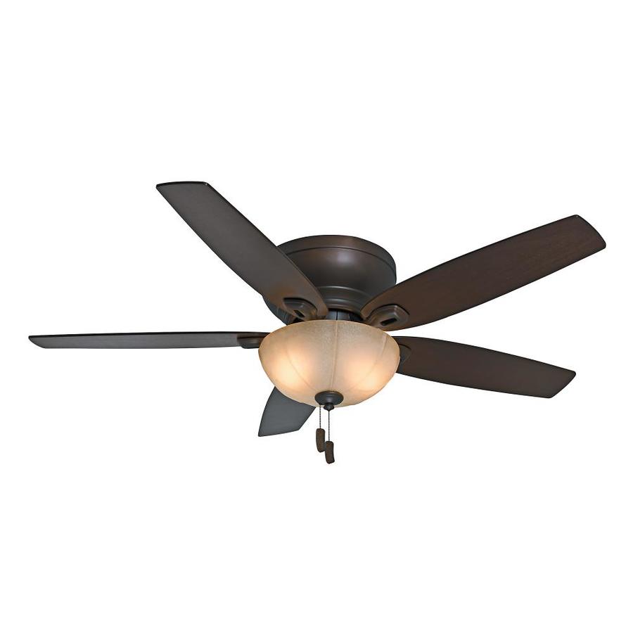 Casablanca Durant 54 In Satin Bronze Indoor Flush Mount Ceiling